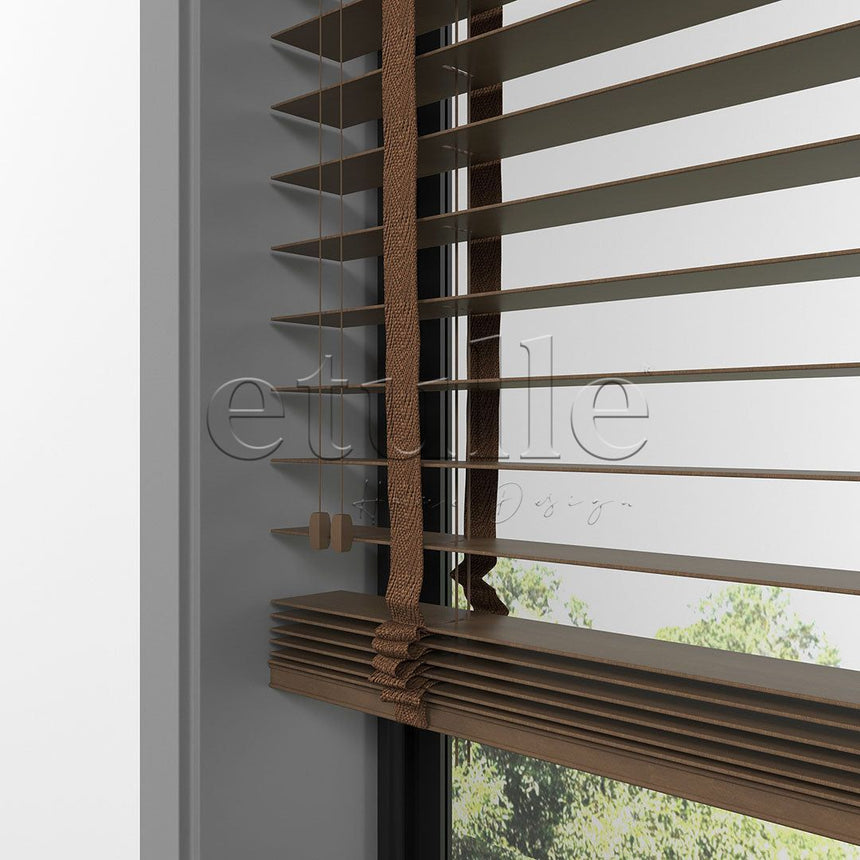 63 MM BASSWOOD Macarone Wooden Venetian Blind