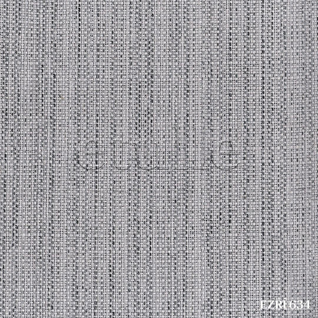Light Gray Linen Pattern Effect Drape Blackout Curtain | Ezri