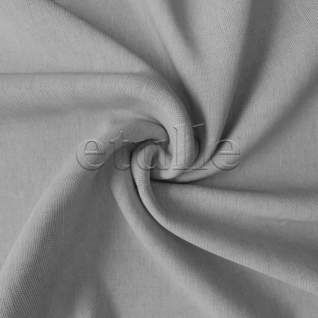 Light Grey Natural Linen Drapery | Casual