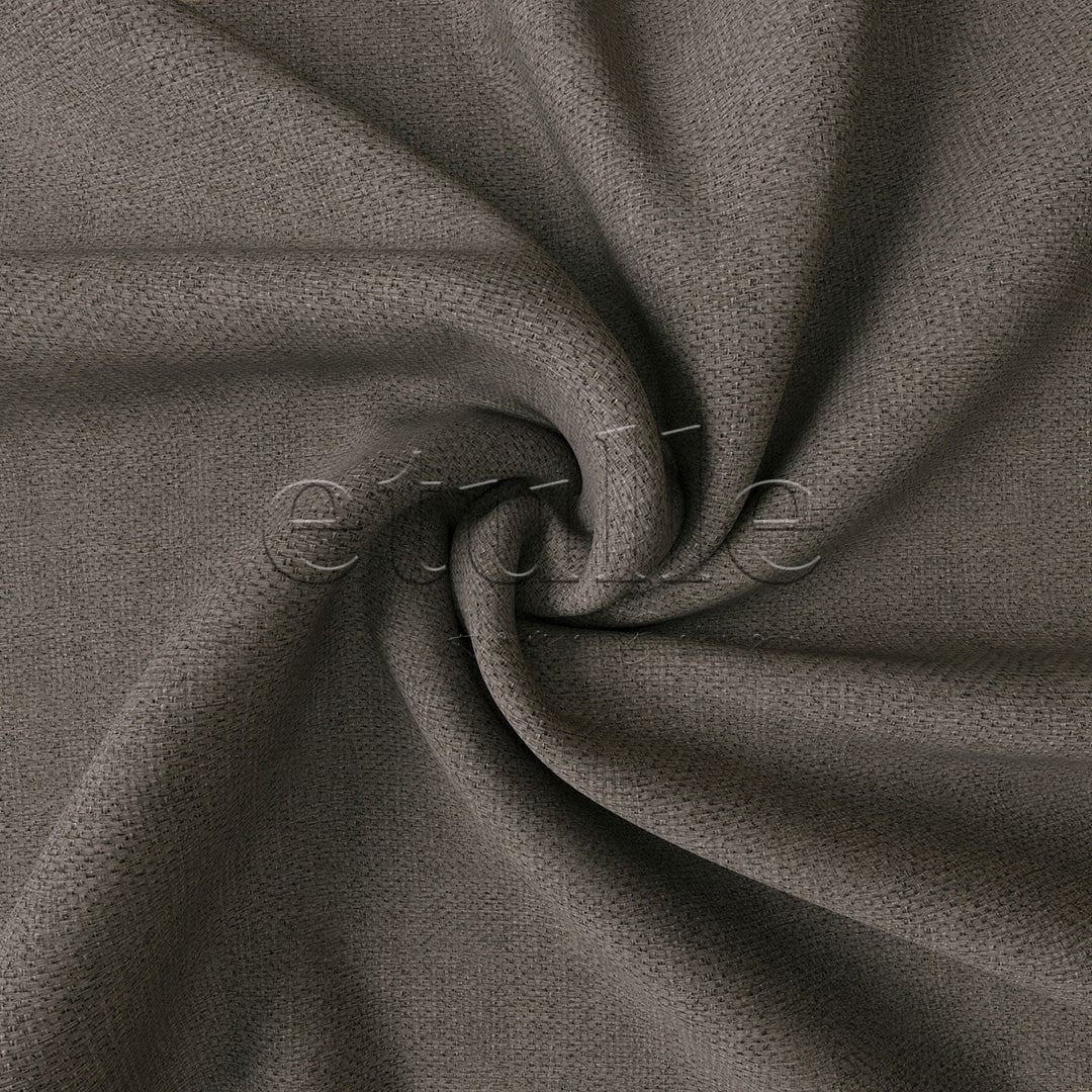 Light Brown Woven Linen Blackout Curtain | Bonita