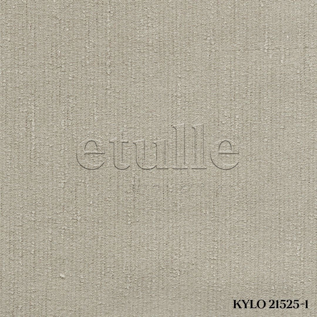 Light Stone Shiny Corduroy Eyelet Curtain | Kylo