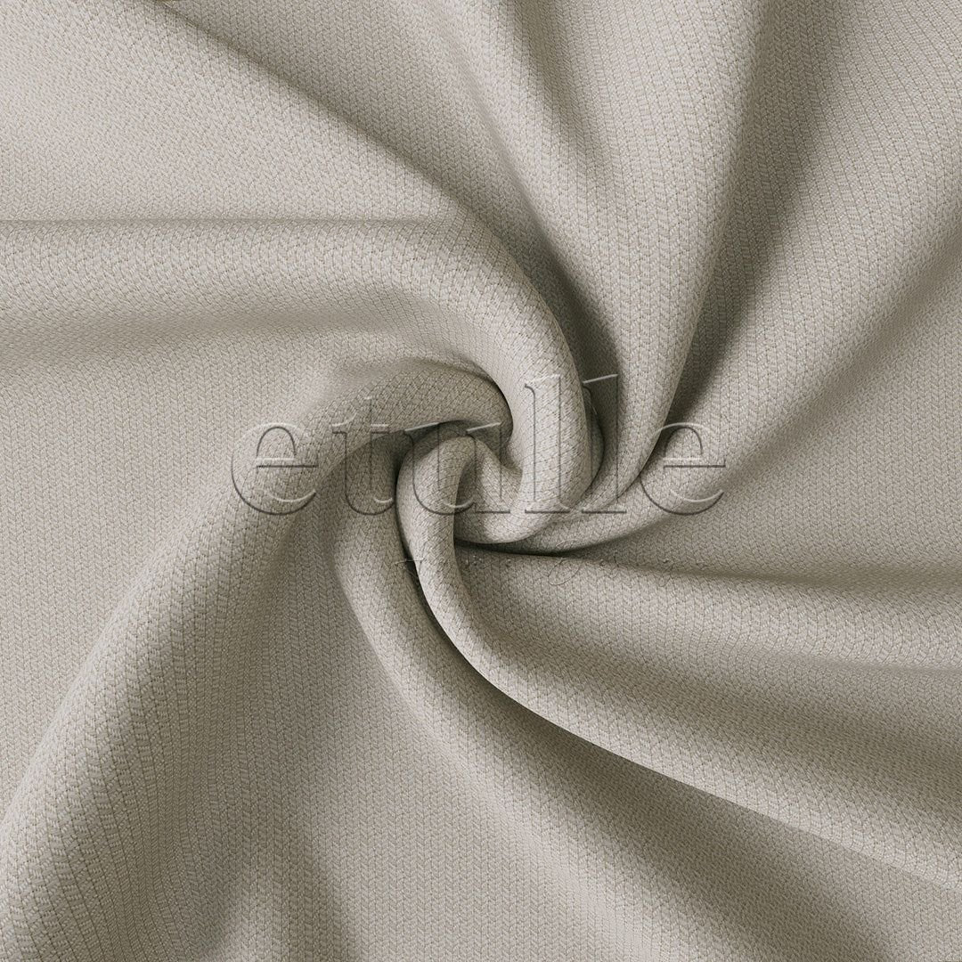 Light Stone Modern Herringbone Pattern Blackout Curtain | Cirrus