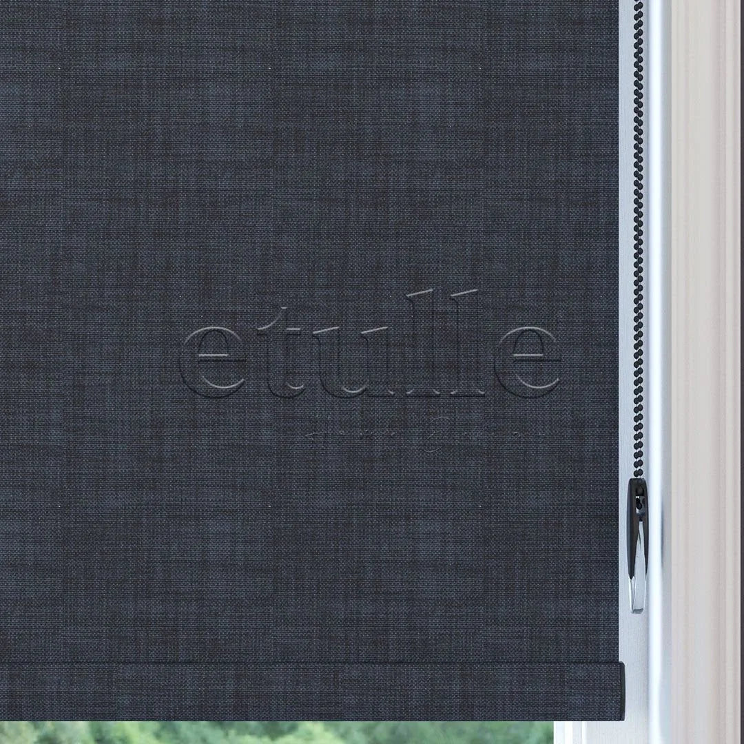 Antrasit Blackout Keten Stor Perde | Fiorella