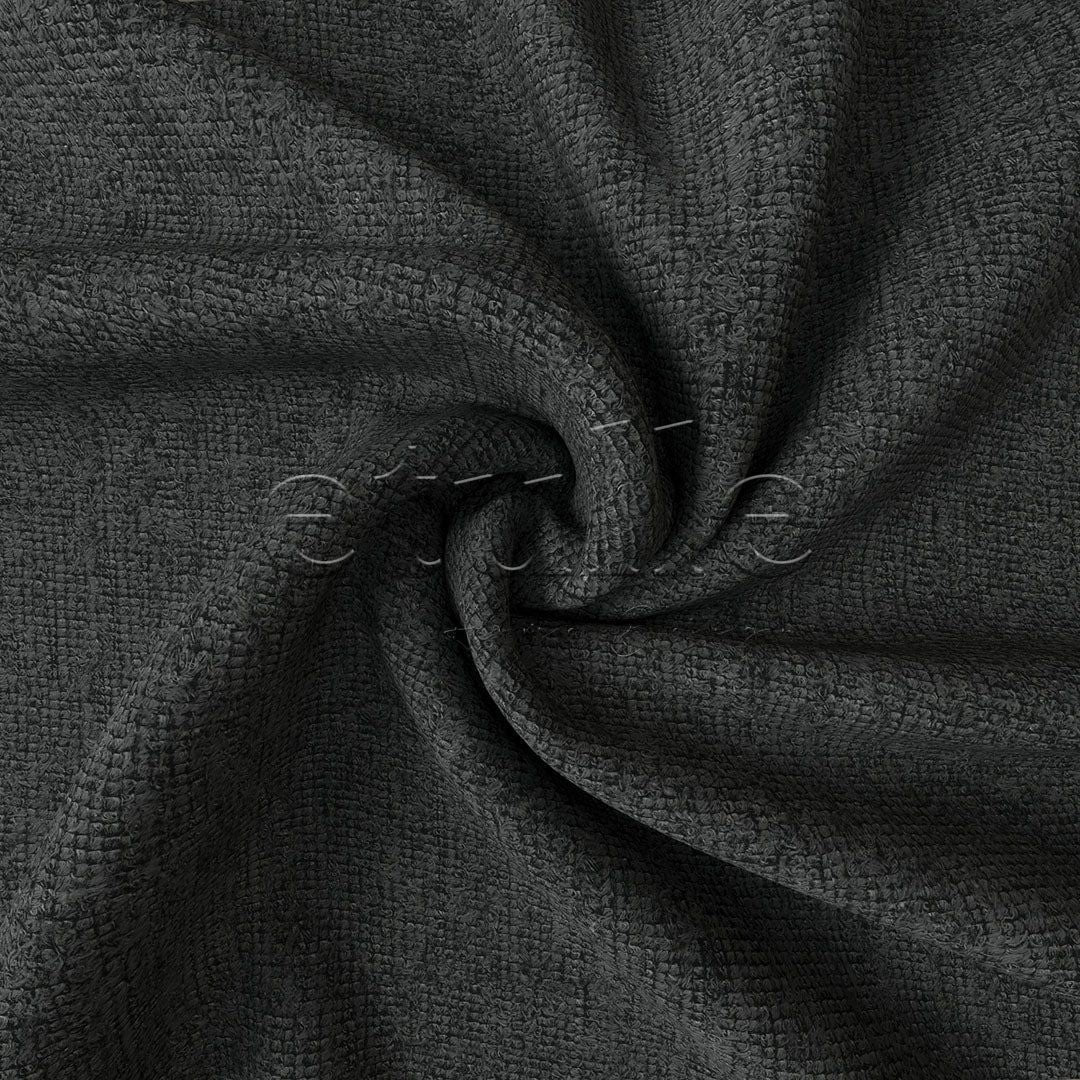 Anthracite Luxury Chenille Blackout Curtains | Twine