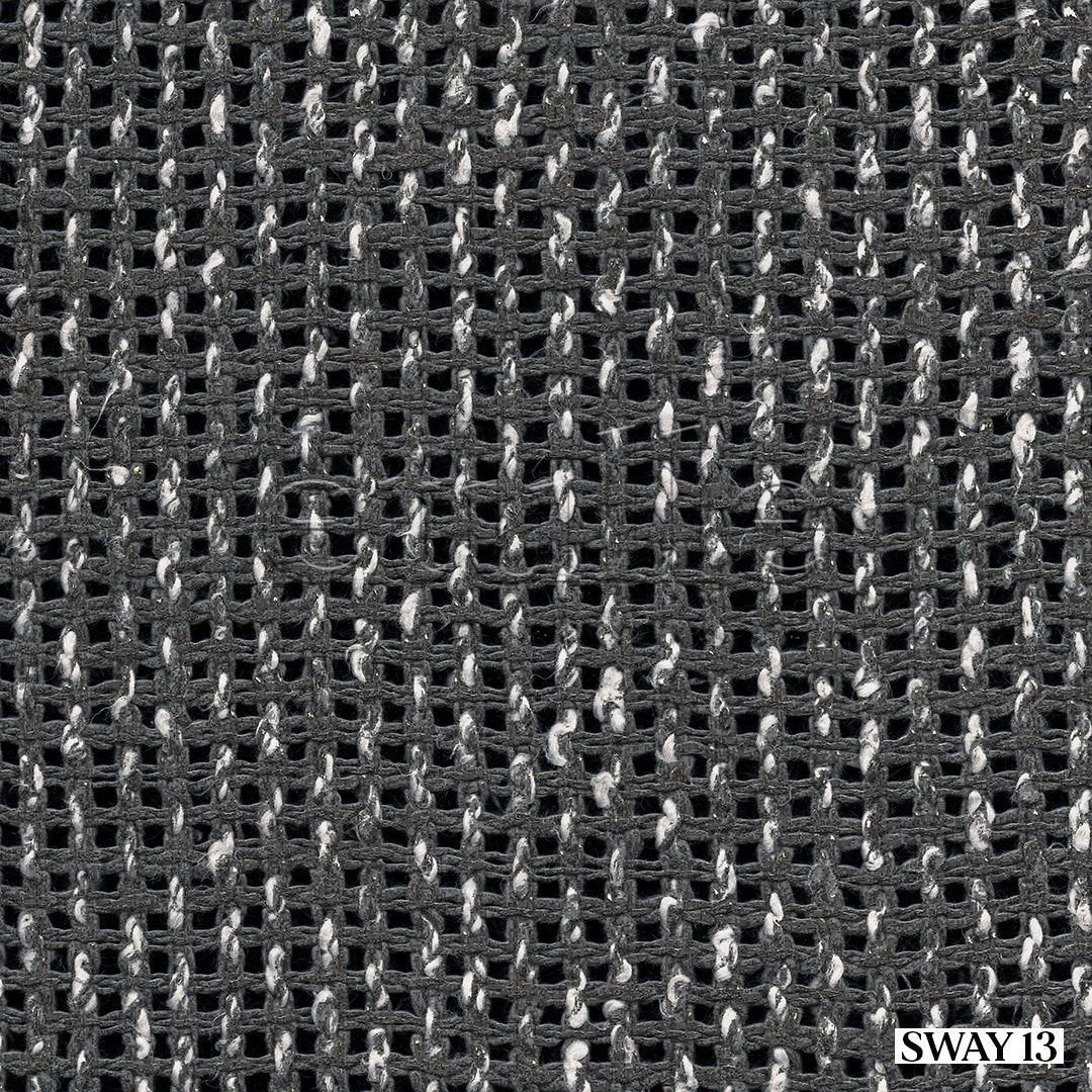 Anthracite Modern Thick Mesh Decorative Net Plain Tulle Curtain | Sway