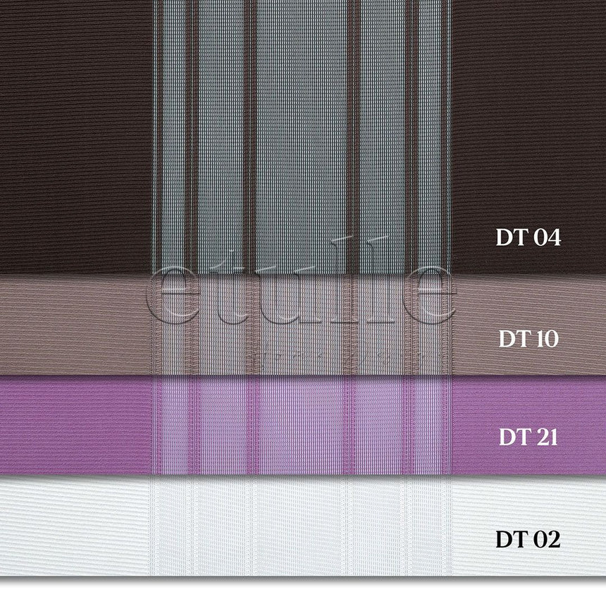 Barcelona - Striped Vertical Tulle Curtain 