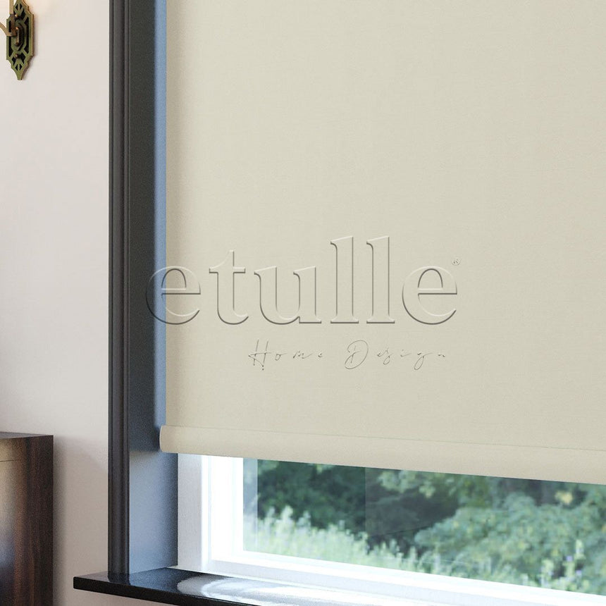 Beige Blackout Roller Blinds | xenia