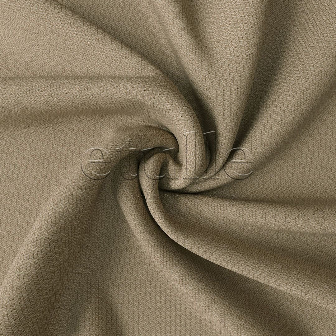 Beige Modern Herringbone Pattern Drape | Cirrus