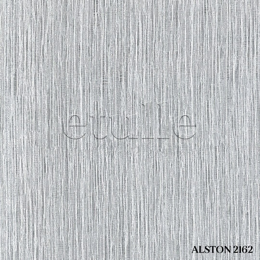 White Tree Bark Striped Textured Tulle Curtain | Alston