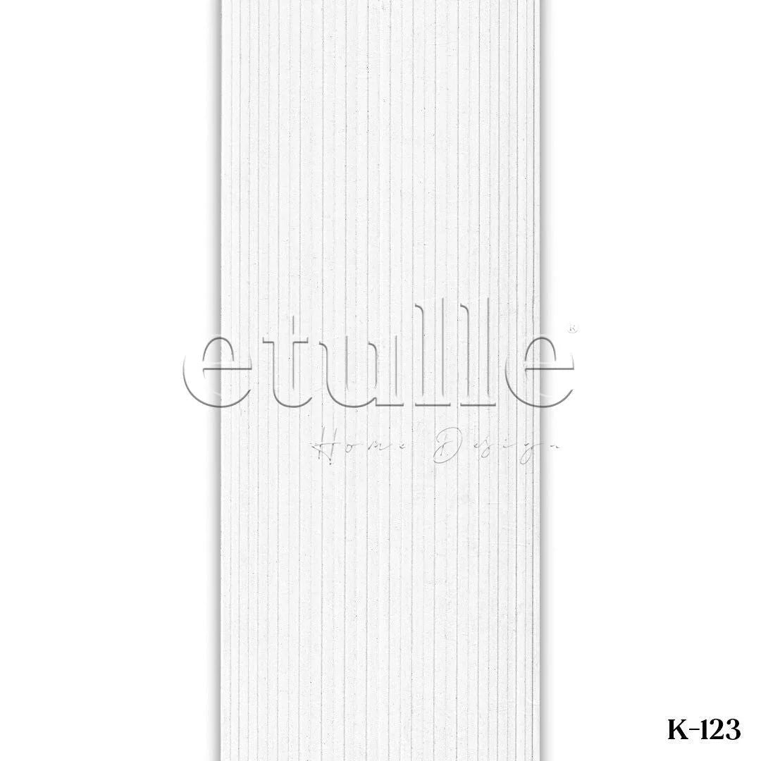 Beyaz Kanallı PVC Dikey Perde