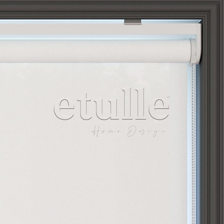 White Matte Roller Blinds | Luca