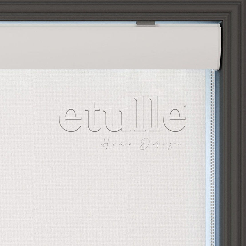 White Matte Roller Blinds | Luca