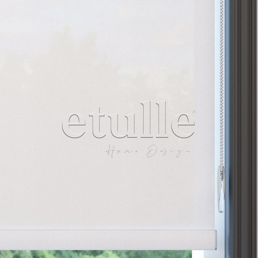 White Matte Roller Blinds | Luca