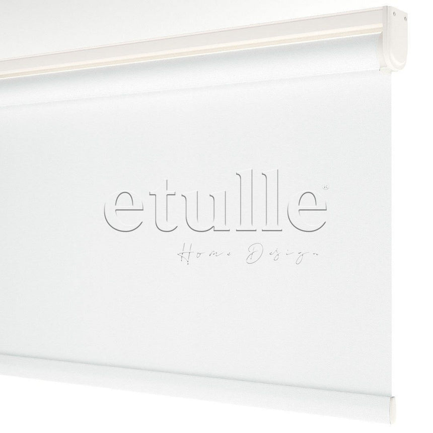 White Matte Roller Blinds | Luca