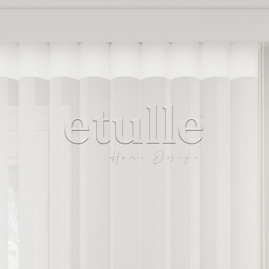 Blooms - Plain Vertical Tulle Curtains