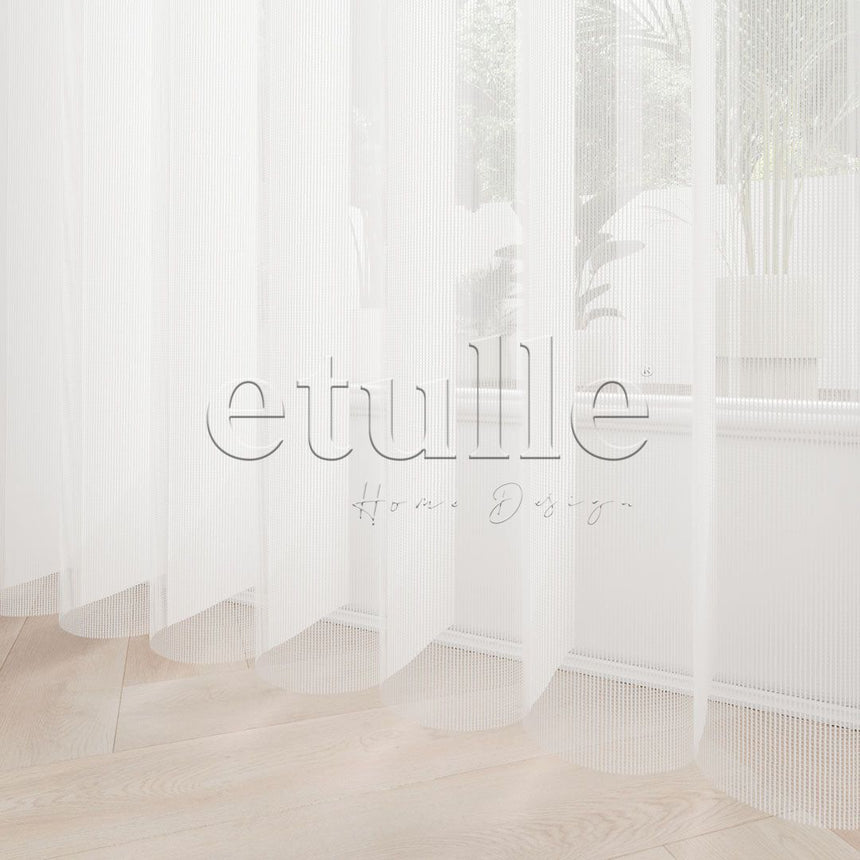 Blooms - Plain Vertical Tulle Curtains