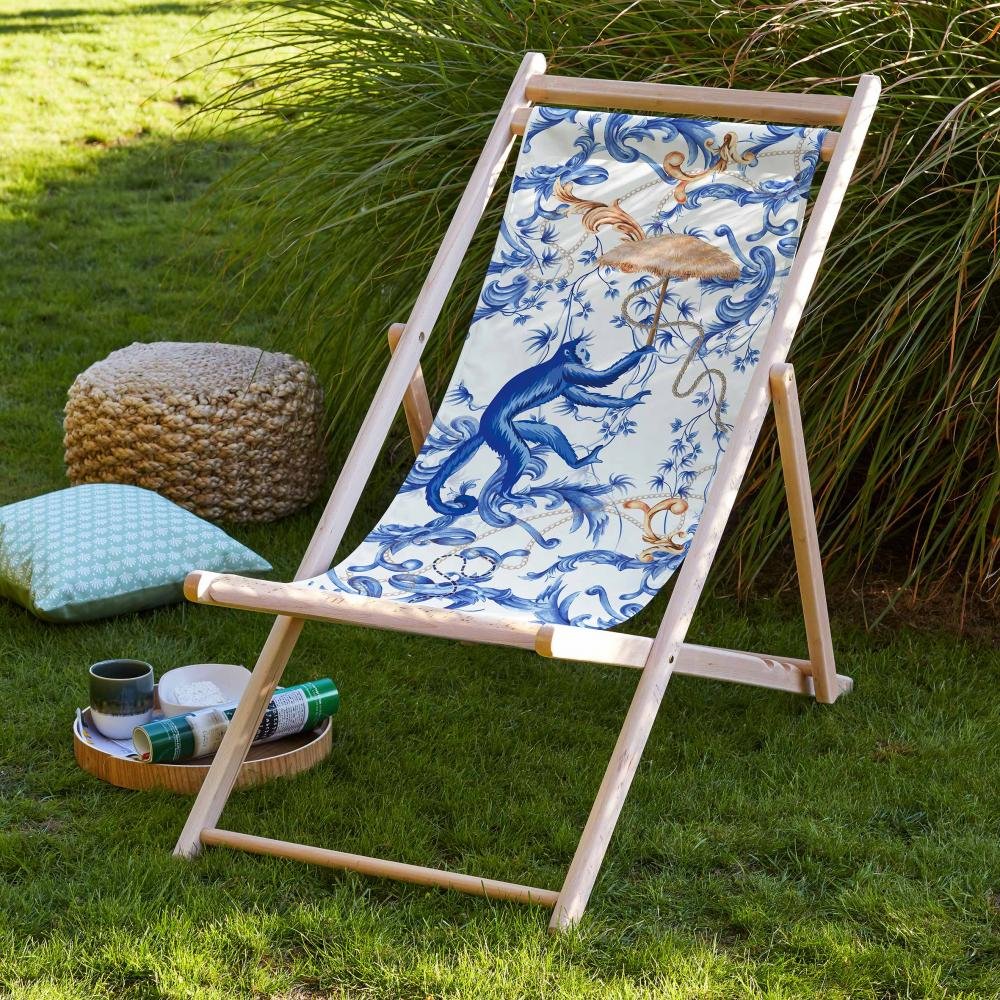 Blue Monkey Foldable Sun Lounger - SZL26