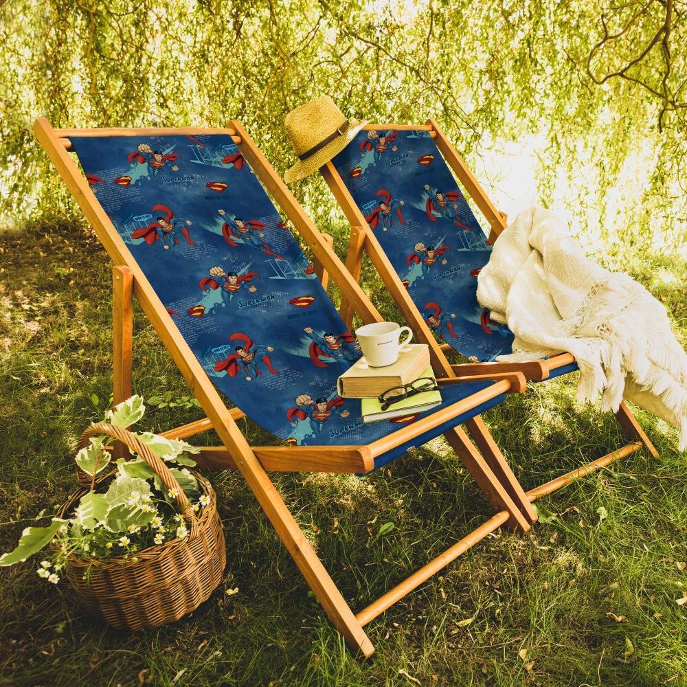 Blue Superman Sun Lounger - SZL339