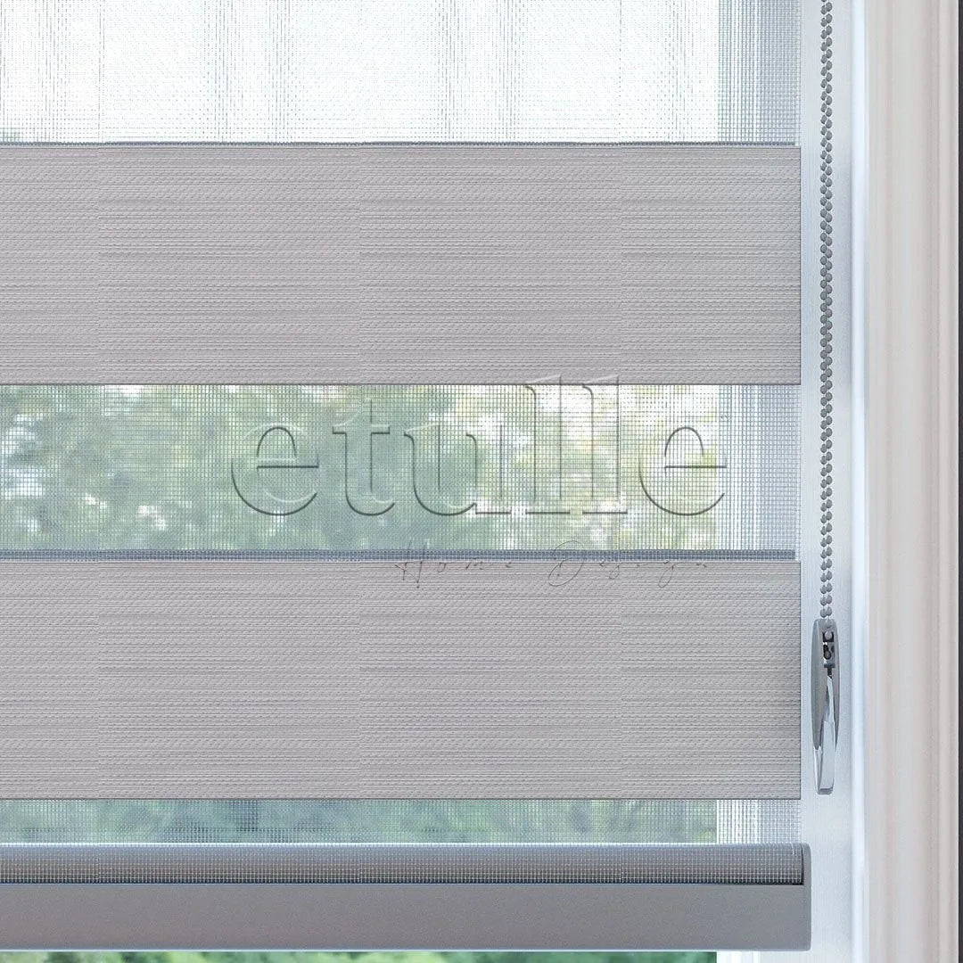 Açık Gri Blackout Zebra Perde | Bolsena