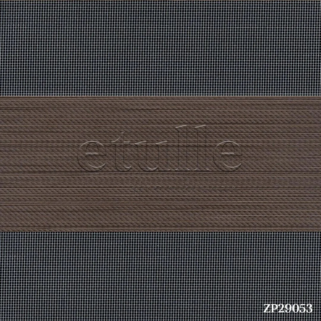 Kahverengi Blackout Zebra Perde | Bolsena