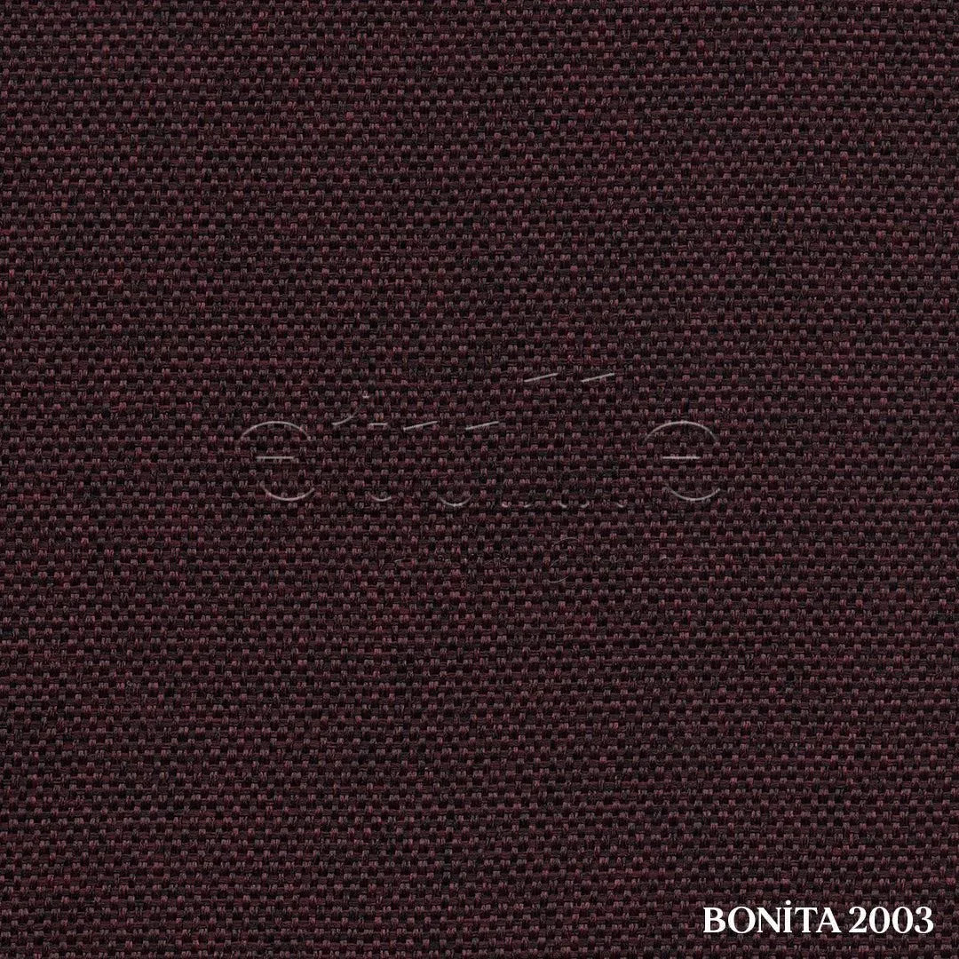 Bordo Hasır Keten Karartma Fon Perde | Bonita
