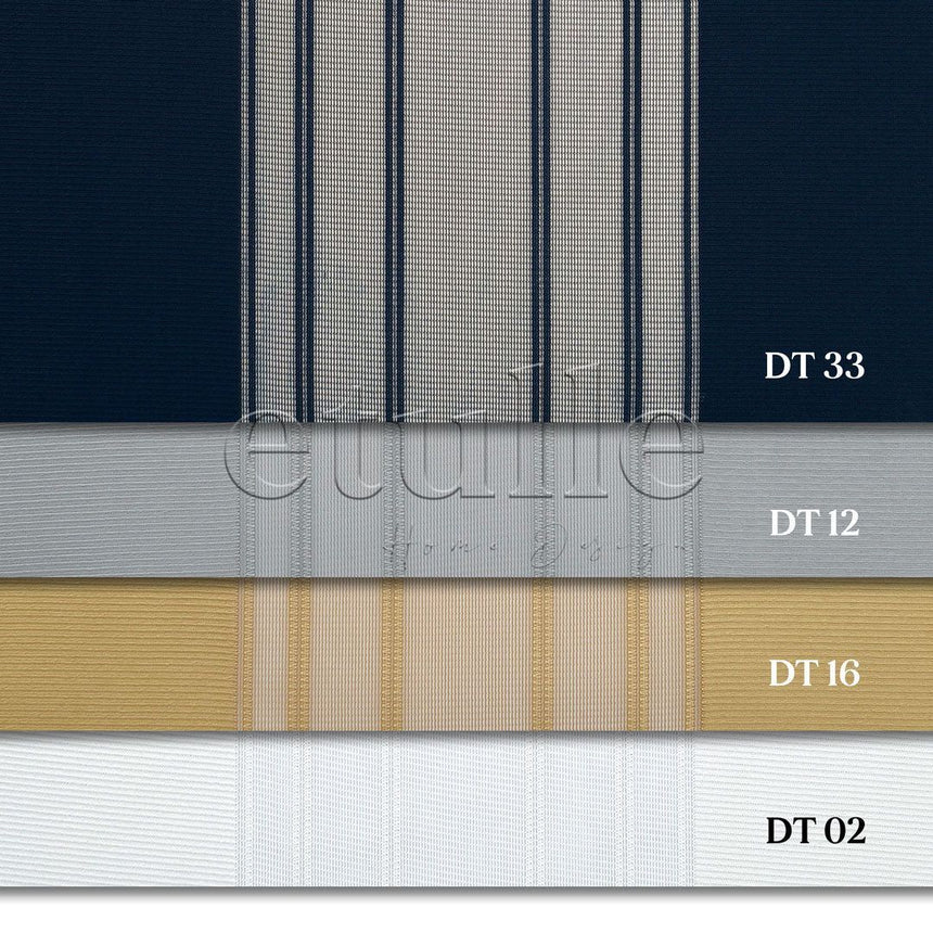 Cambridge - Striped Vertical Tulle Curtains