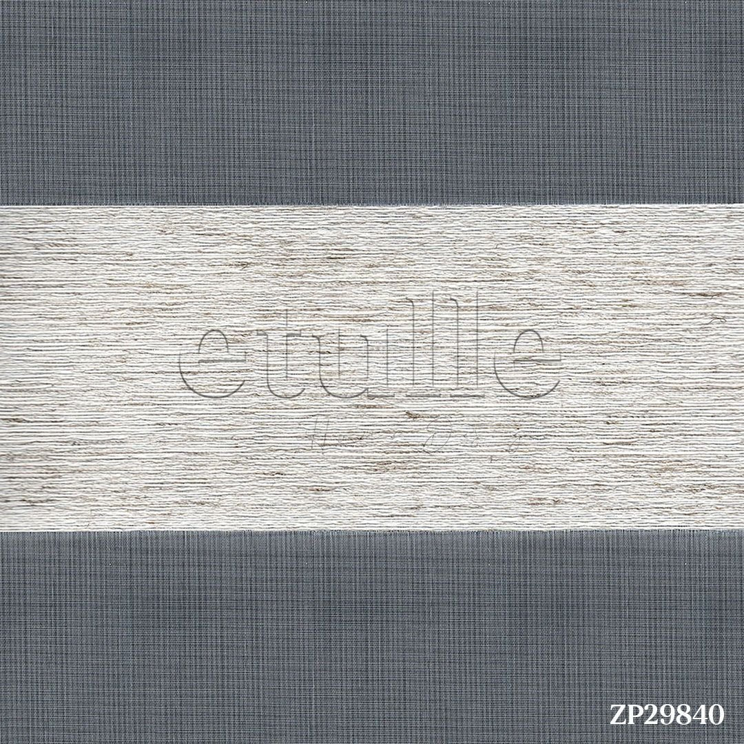 Ekru Keten Düz Zebra Perde | Camina