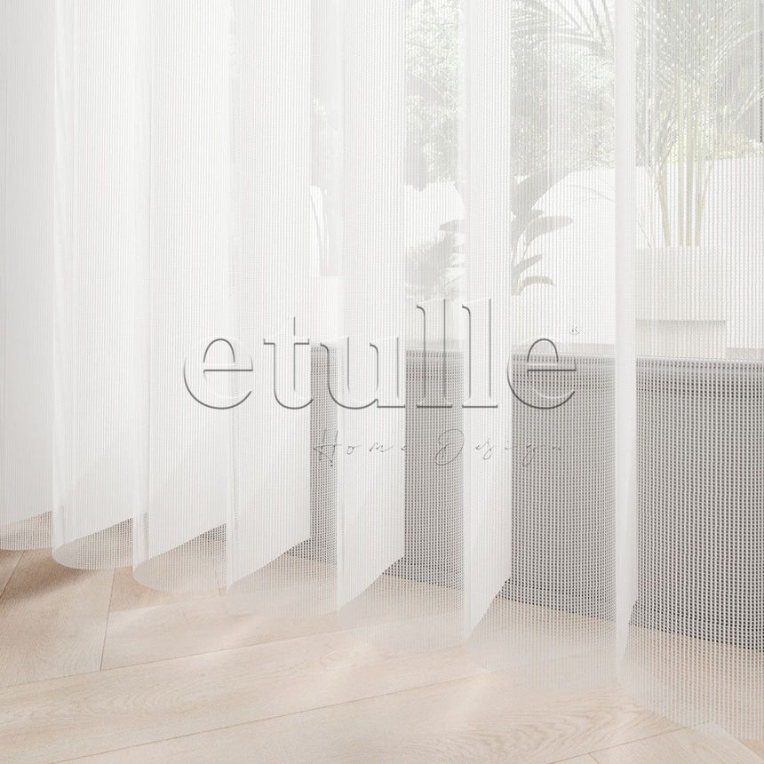 Carpet - Printed Vertical Tulle Curtain