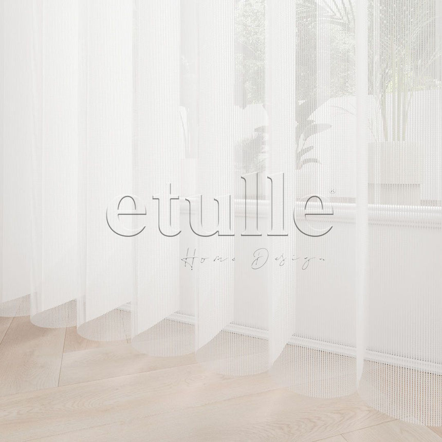 Clayon - Plain Vertical Tulle Curtain