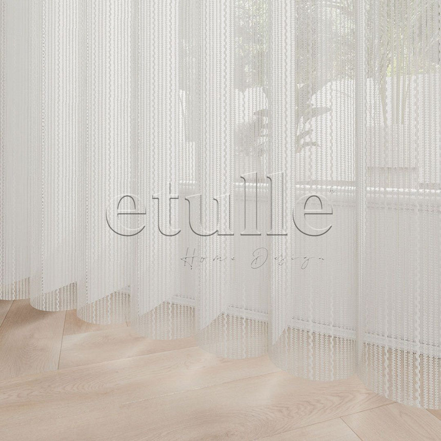 Costa - Jacquard Vertical Tulle Curtain