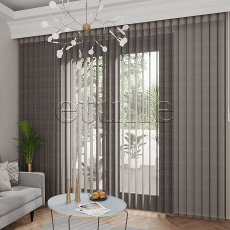 Efes - Cationic Vertical Tulle Curtain