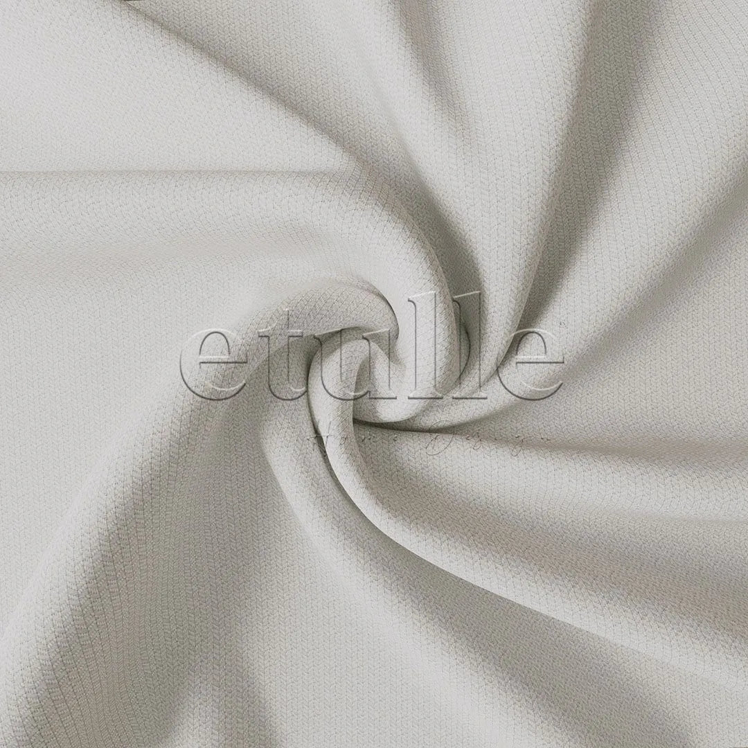 Ekru Modern Balık Sırtı Desenli Fon Perde | Cirrus