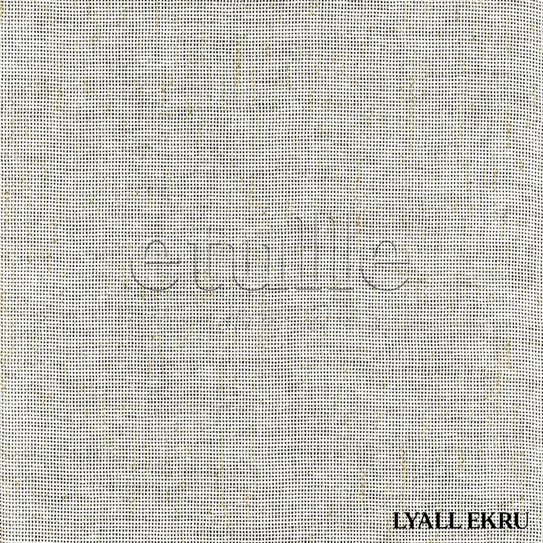 Ecru Natural Effect Linen Plain Tulle Curtain | Lyall