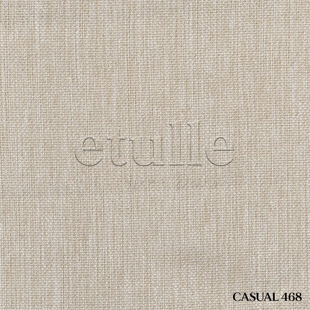 Ecru Natural Flecked Linen Drapery | Casual