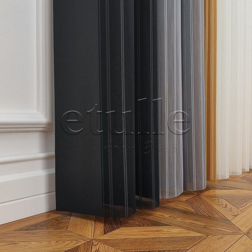 Fancy - Striped Vertical Tulle Curtain