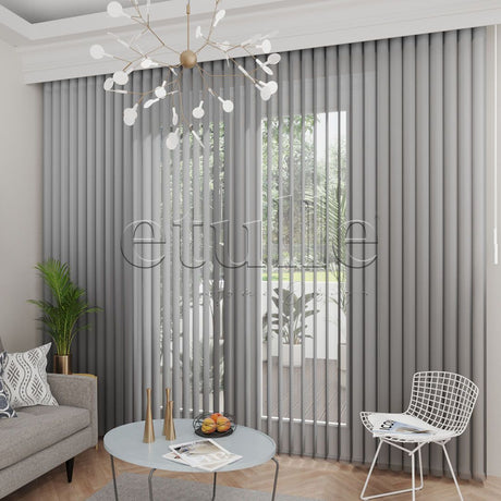 Faros - Narrow Vertical Tulle Curtain