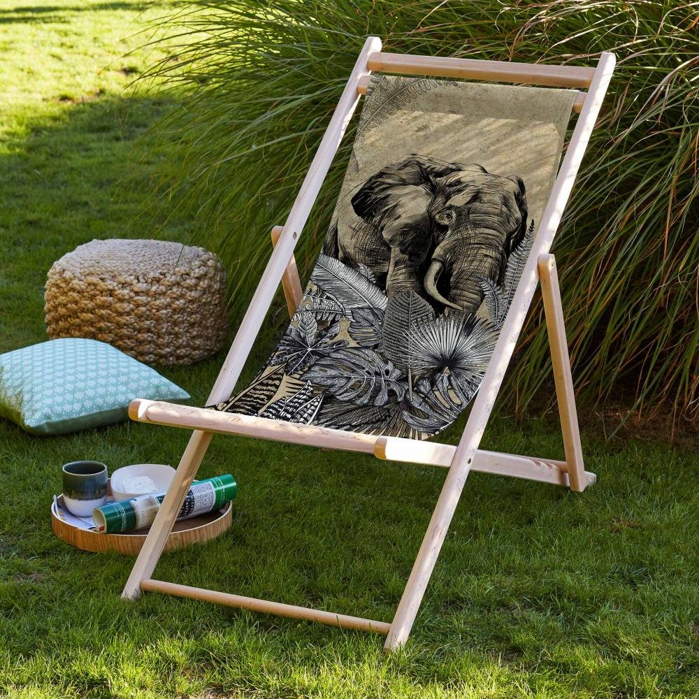 Elephant Design Foldable Lounger - SZL22