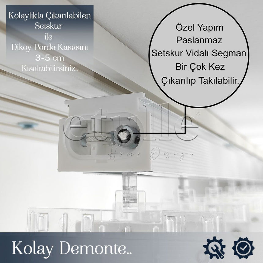 Glam - Katyonik Dikey Tül Perde