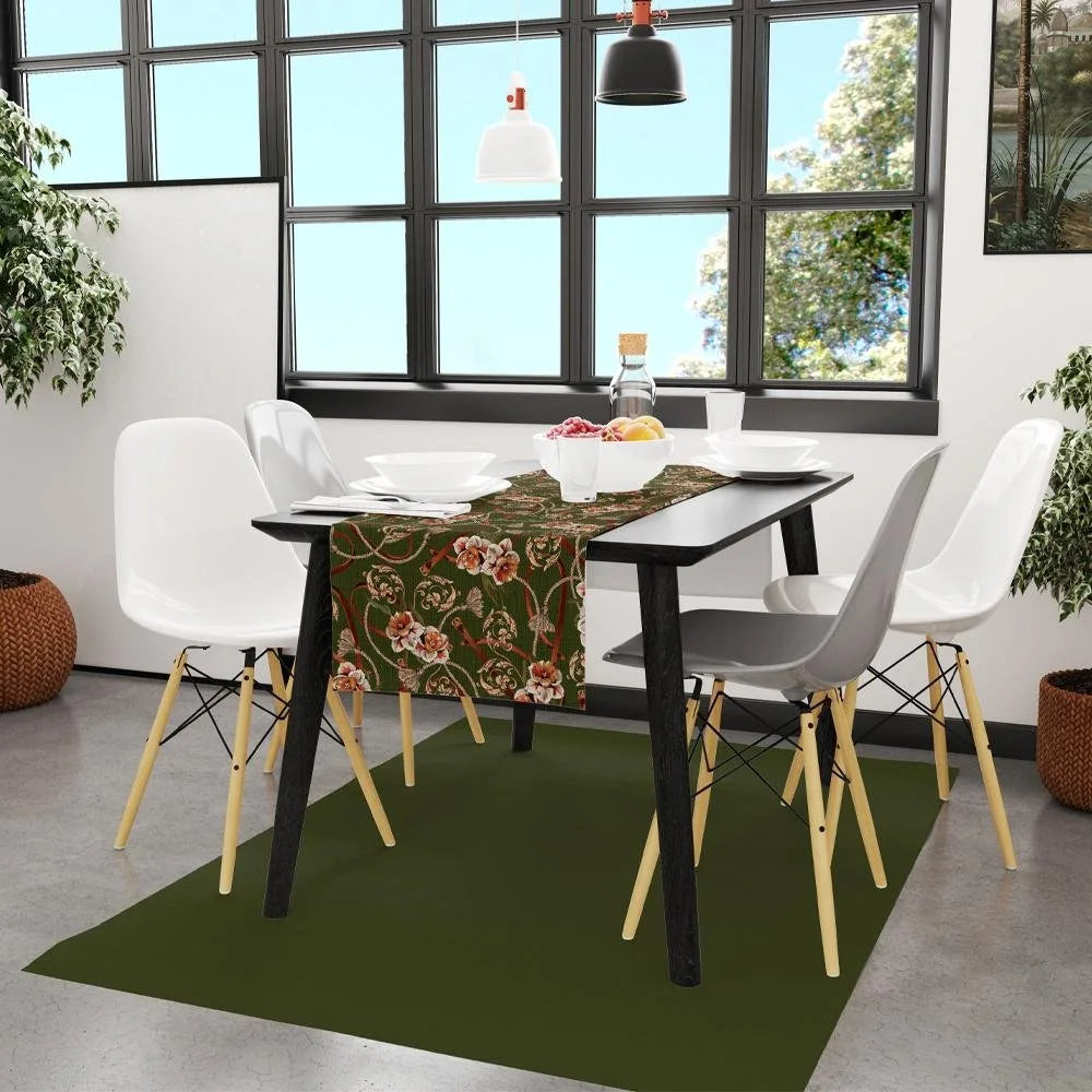 Green Daisy Runner 140x45CM