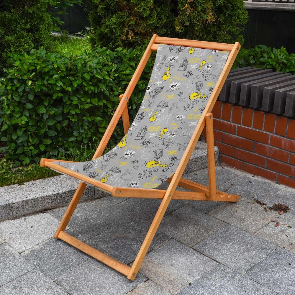 Grey Angry Tweety Chaise Longue - SZL322