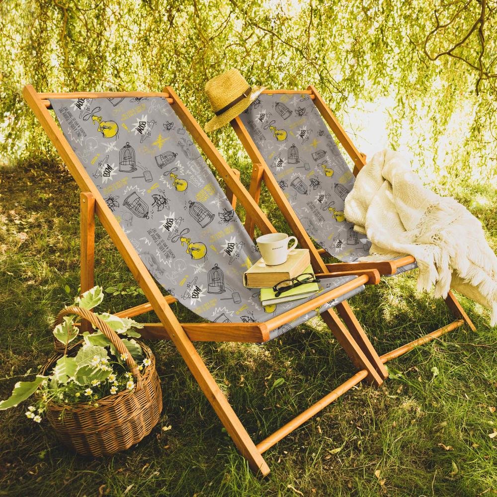 Grey Angry Tweety Chaise Longue - SZL322