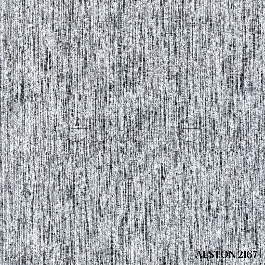 Grey Tree Bark Striped Textured Tulle Curtain | Alston