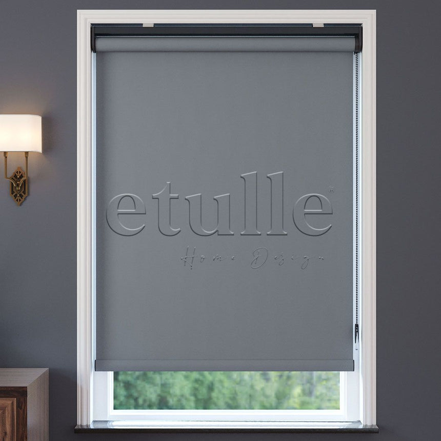 Gray Roller Blackout Blinds | xenia