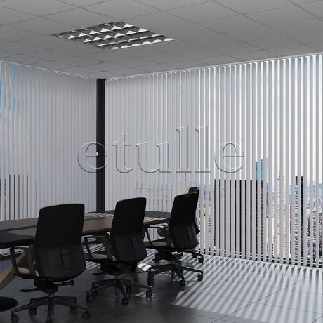 Gray Channel PVC Vertical Curtain