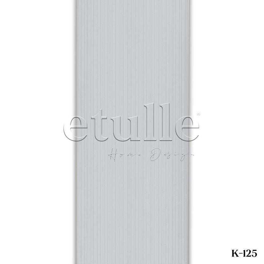 Gray Channel PVC Vertical Curtain