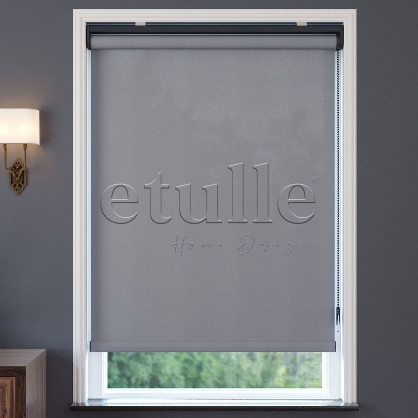 Grey Matte Roller Blinds | Luca