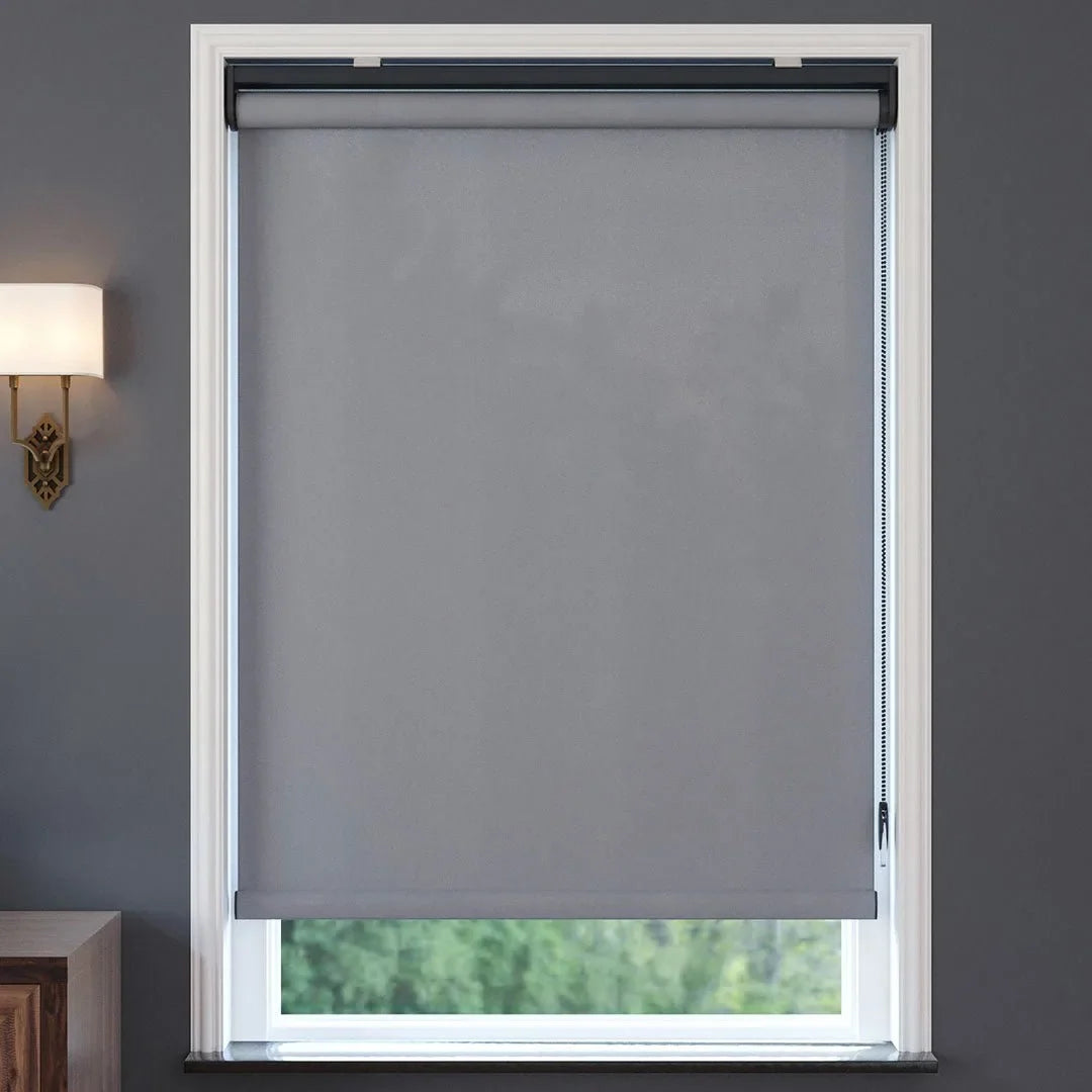 Outlet Gri Mat Stor Perde | Luca Hazır Ölçü 180x160