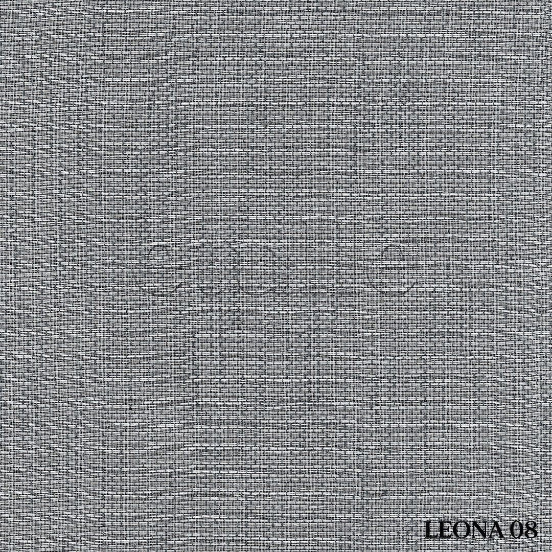 Gray Honeycomb Patterned Linen Plain Tulle Curtain | Leona