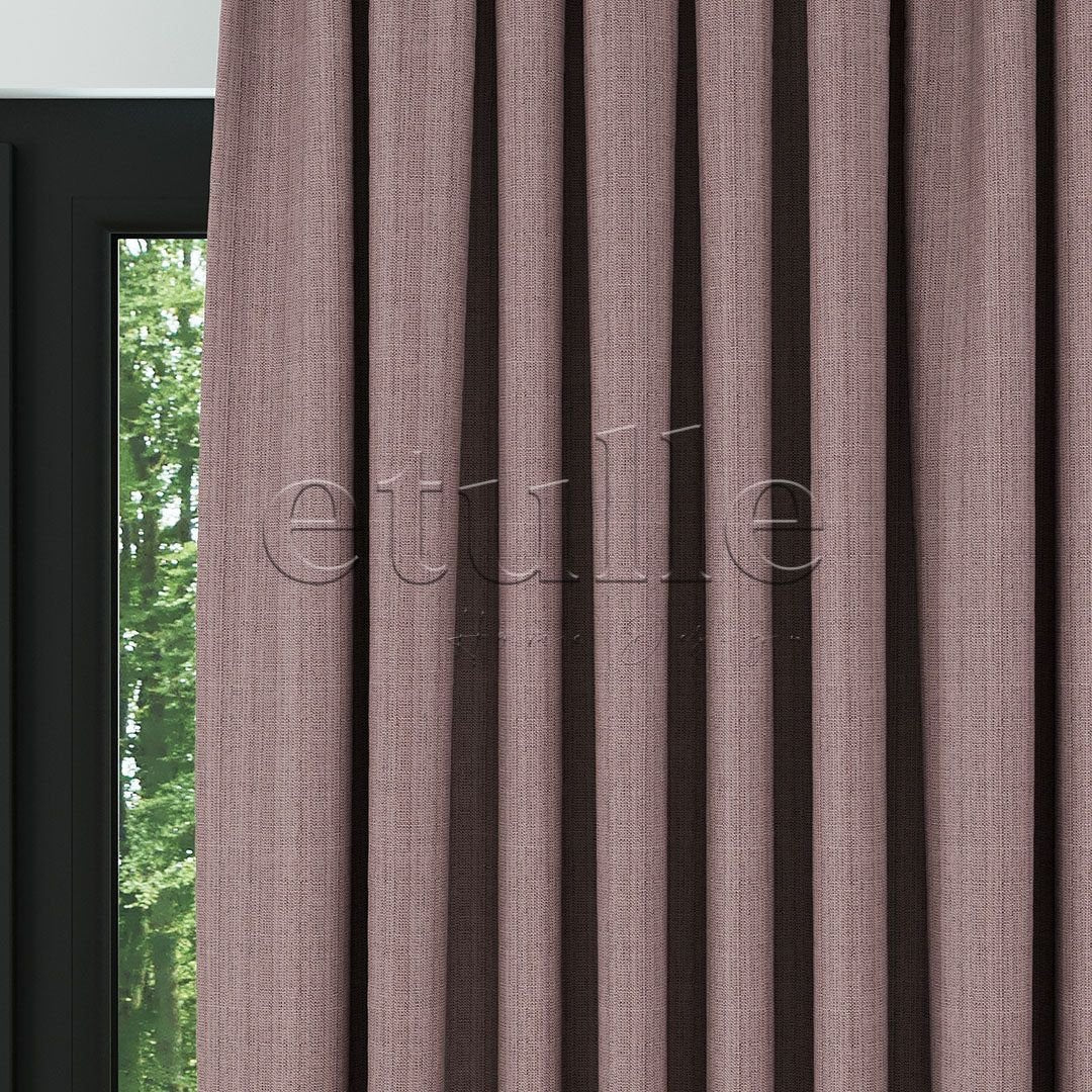 Rose Dry Linen Pattern Effect Draping Backdrop Curtain | Ezri