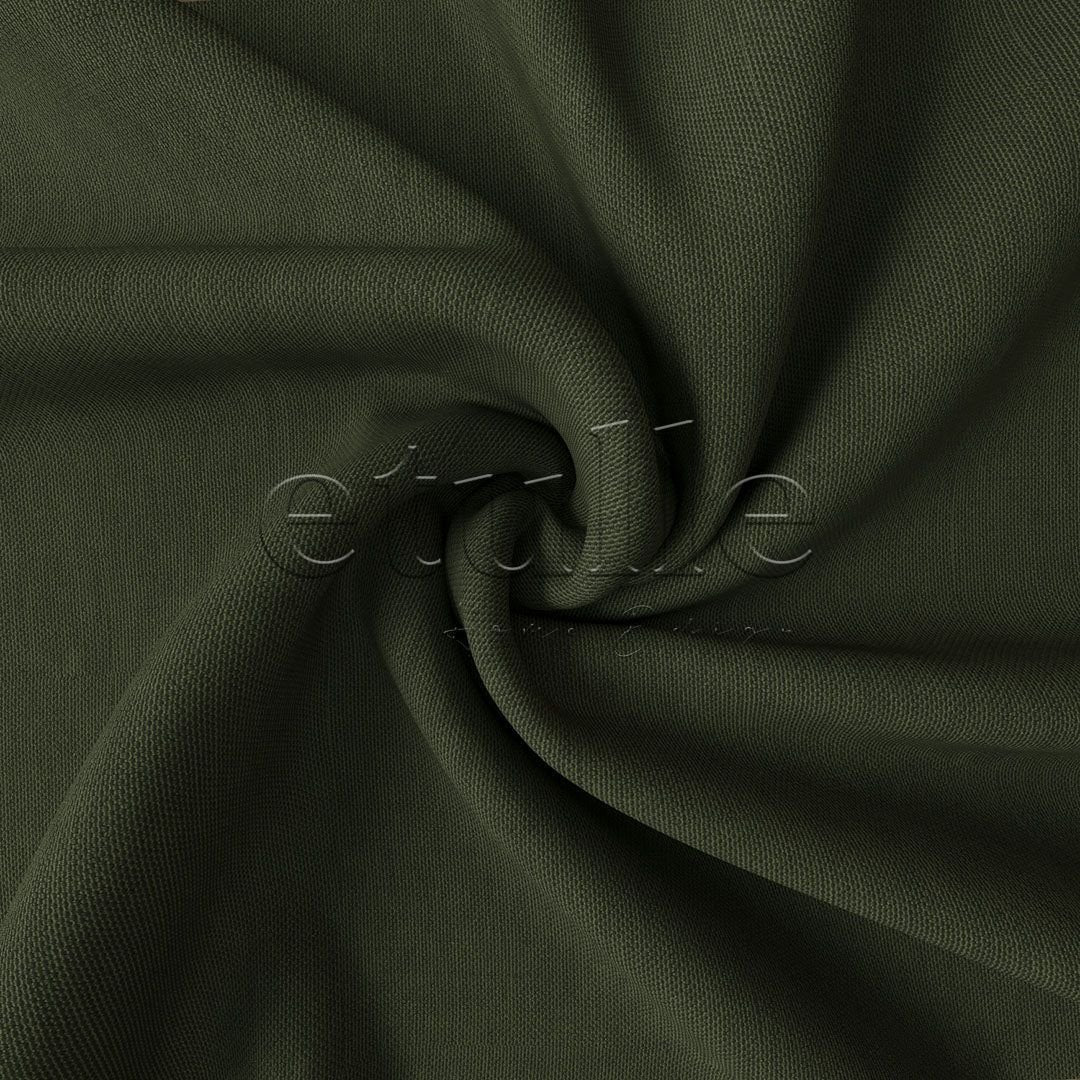Khaki Natural Linen Curtain | Casual